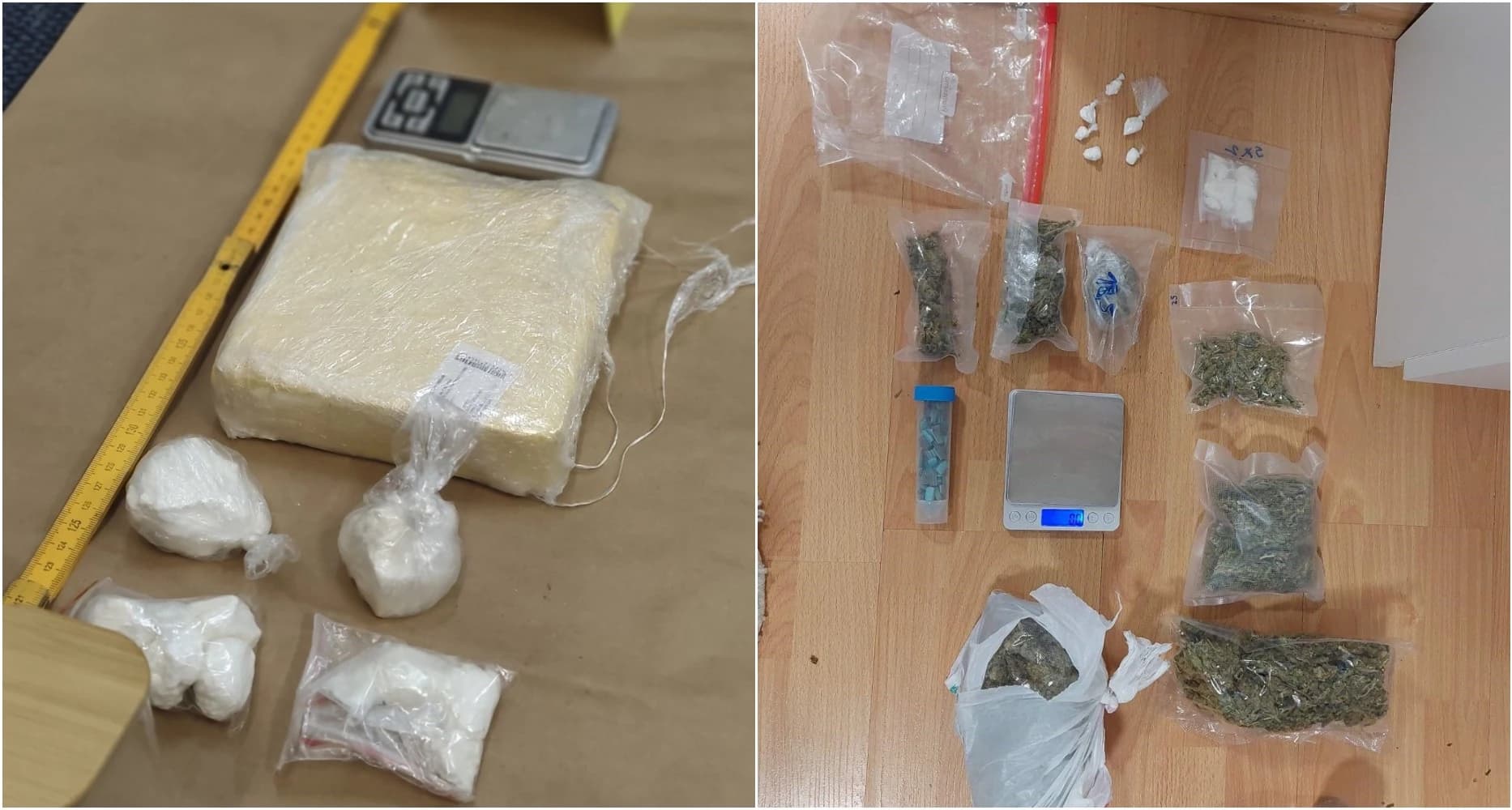 U Sarajevu uhapšena dvojica muškaraca, zaplijenjeni droga i oružje