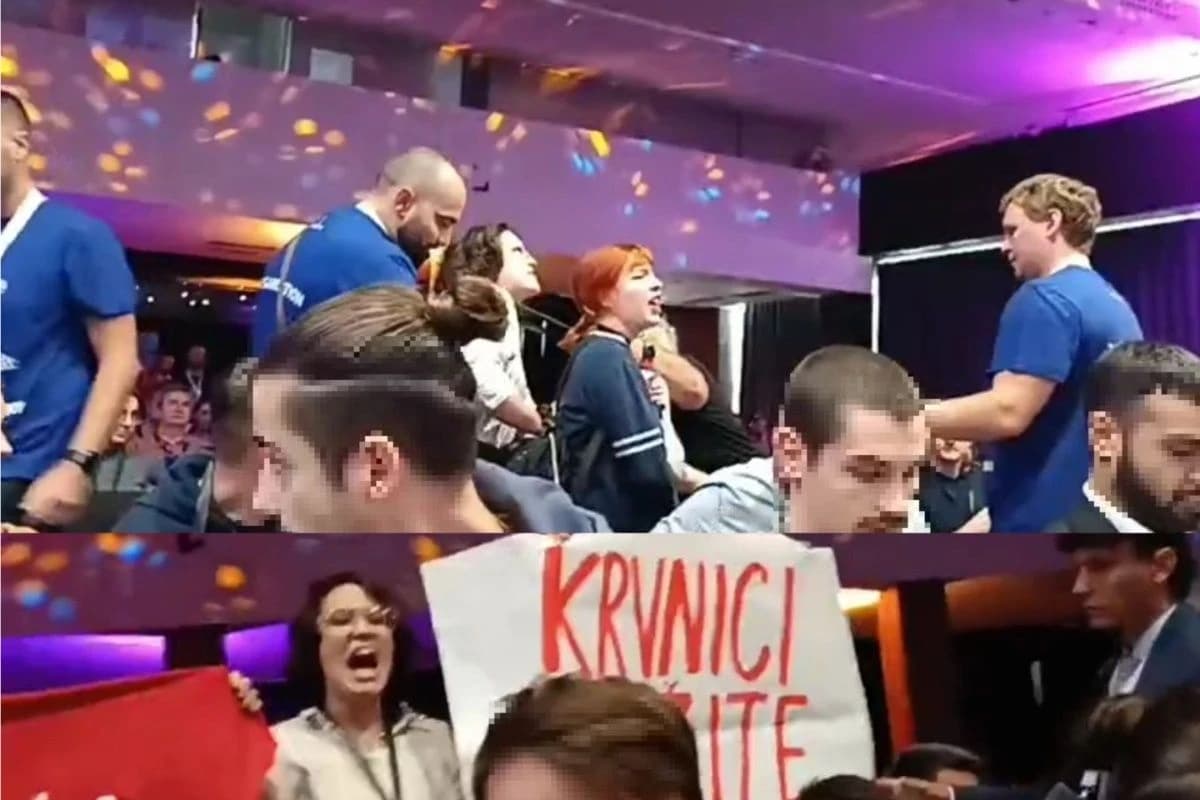 Grupa građana "upala" u sarajevski hotel: Prekinuli govor Jeffa Barra iz AWS zbog "učešća kompanije u genocidu u Gazi"
