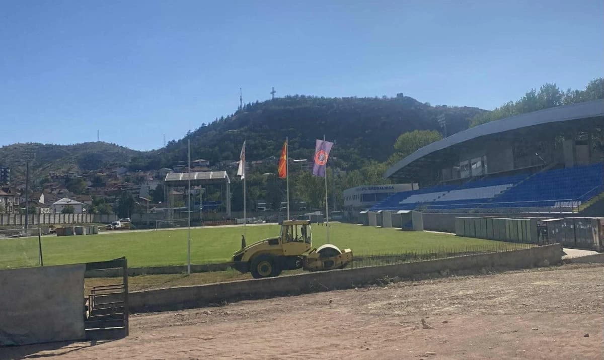 Makedonci uložili milione pa srušili dio novoizgrađenog stadiona radi Dine Merlina, očekuje se dolazak 100.000 ljudi