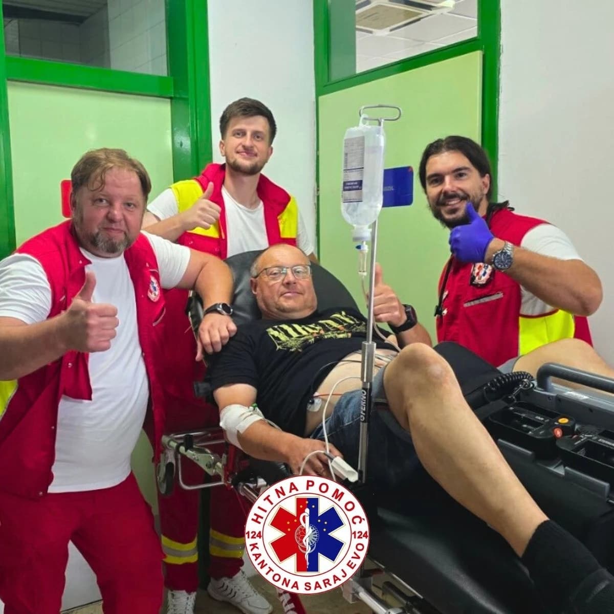 Ekipa Hitne pomoći KS na terenu spasila 60-godišnjeg Nijemca, imao je 240 otkucaja srca u minuti