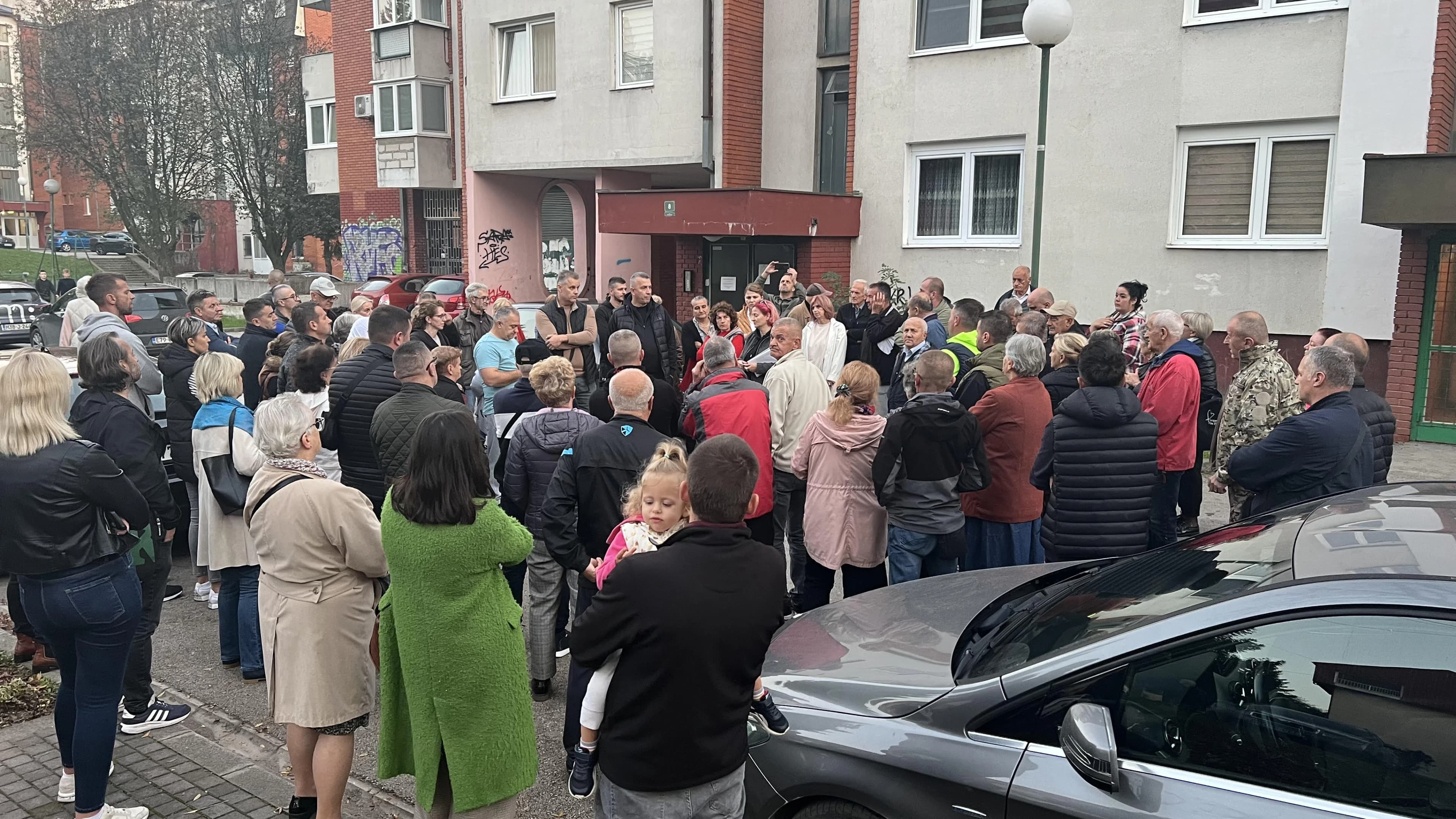 S jednog od protesta građana Vogošće