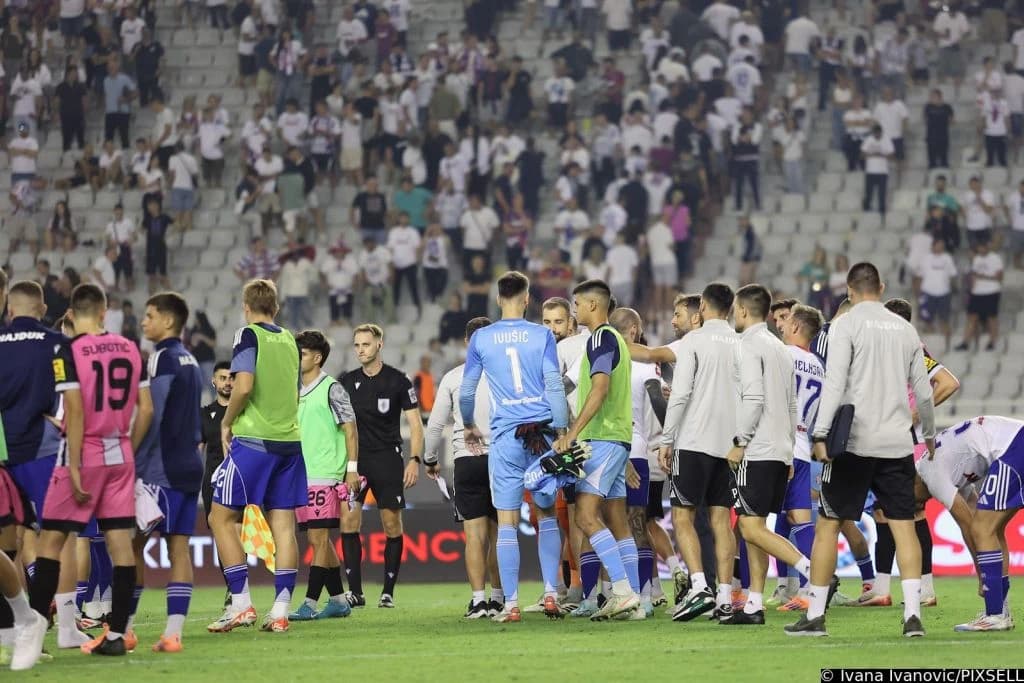Hajduk u novom problemu: Trening morao biti prekinut, prava je sreća da za vikend gostuju