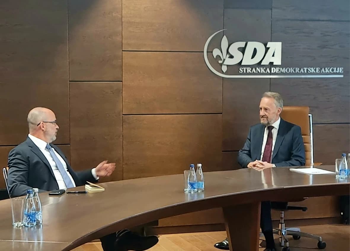 Izetbegović sa otpravnikom poslova Ambasade SAD-a u BiH: Razgovarano o jačanju vladavine prava i ekonomske saradnje
