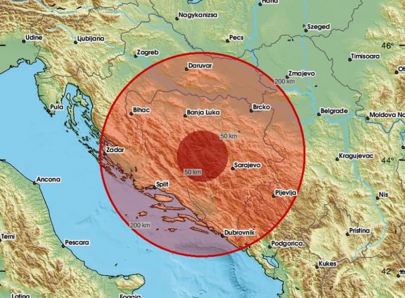 Građane Bugojna sinoć uzemirio jak zemljotres