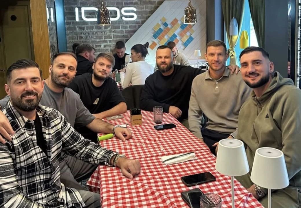 U pizzeriji se srelo odabrano društvo: Džeko završio na treningu u Butmiru, Ljajića nema ni u zapisniku za meč Sarajeva