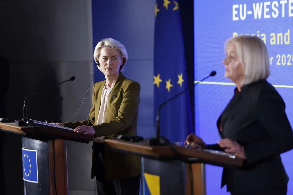 Ursula von der Leyen i Borjana Krišto