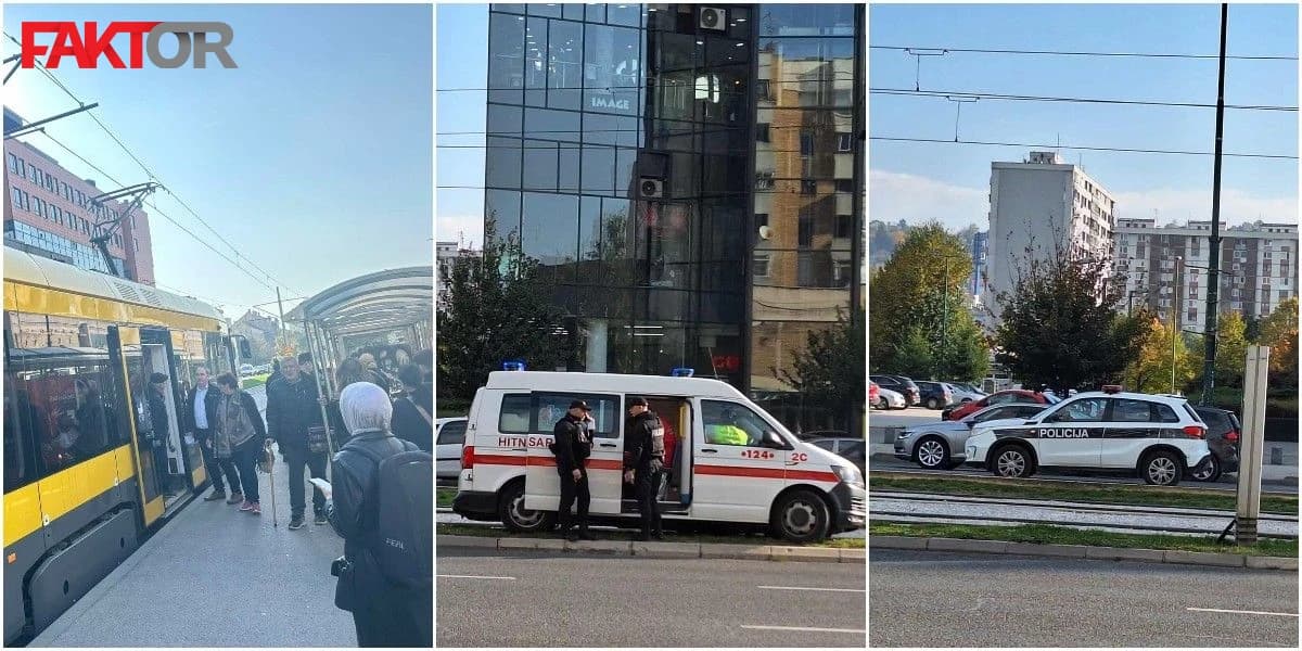 Drama na tramvajskoj stanici u Sarajevu: Dvije žene se pogurale, jedna završila sa krvavom glavom