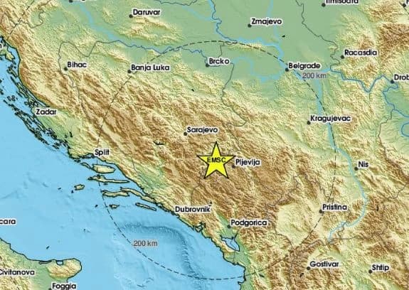 U razmaku od pola sata zabilježeni zemljotresi kod Bugojna i Foče: Dobro se zatreslo, ljuljalo malo i zgradu