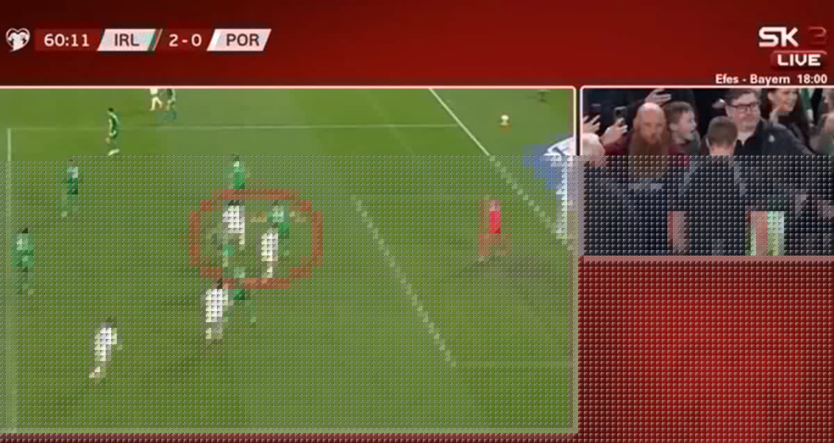 Trenutak kada je Ronaldo udario protivničkog igrača