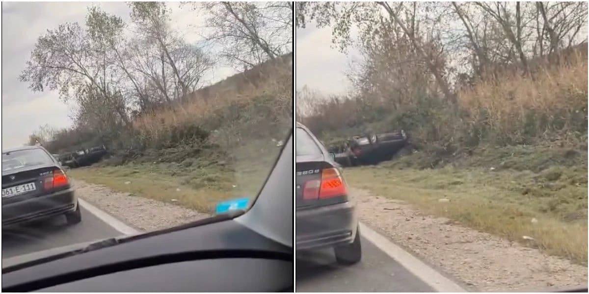 Kod Lukavca se prevrnulo auto, dvije osobe prebačene u UKC Tuzla
