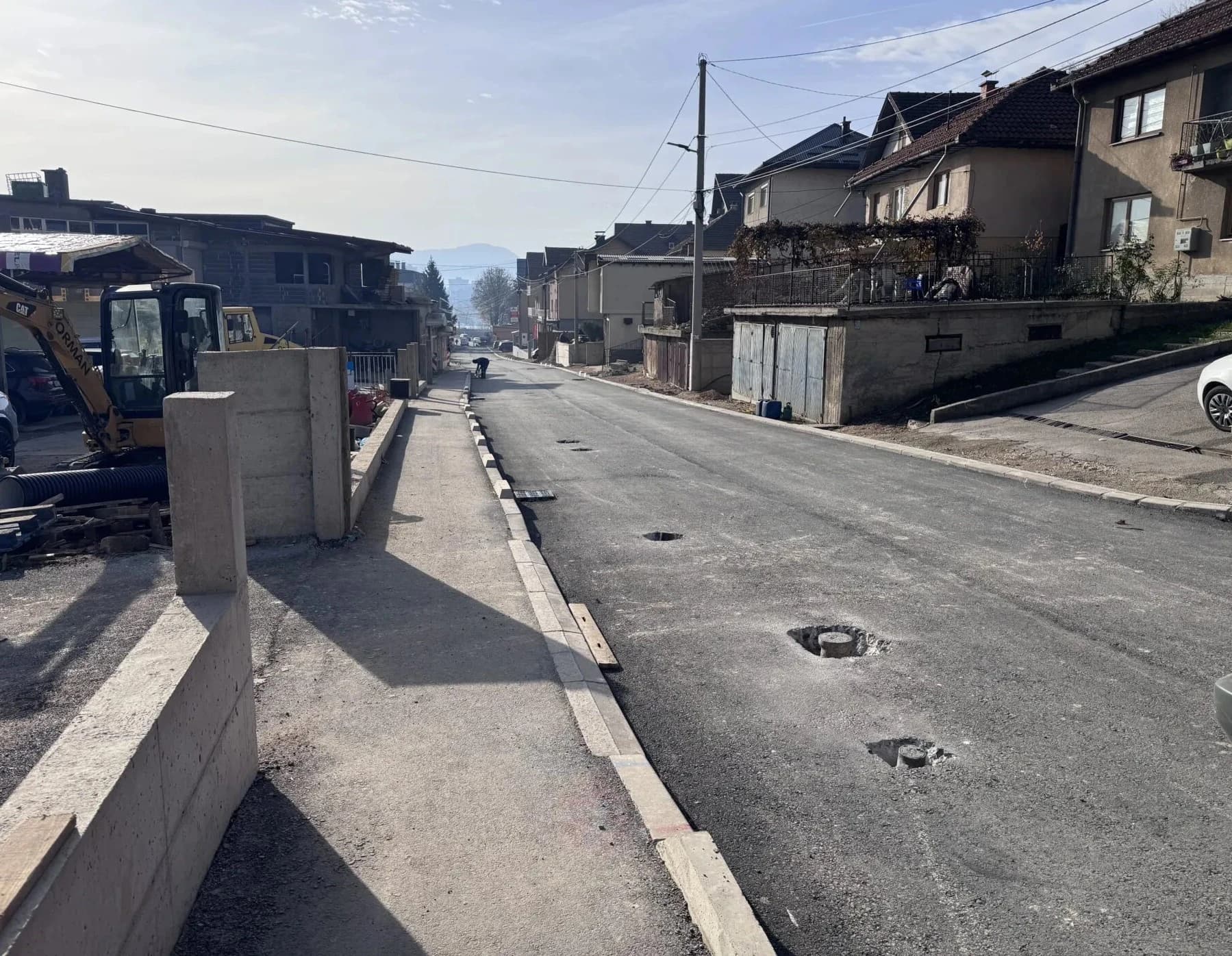 Asfaltiranje i proširenje ulice Smaila Šikala u naselju Boljakov Potok