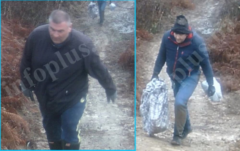 Naoružani pljačkaš zlatare u Kalesiji Velemir Gordeljević sa pomagačem snimljen kod Šekovića