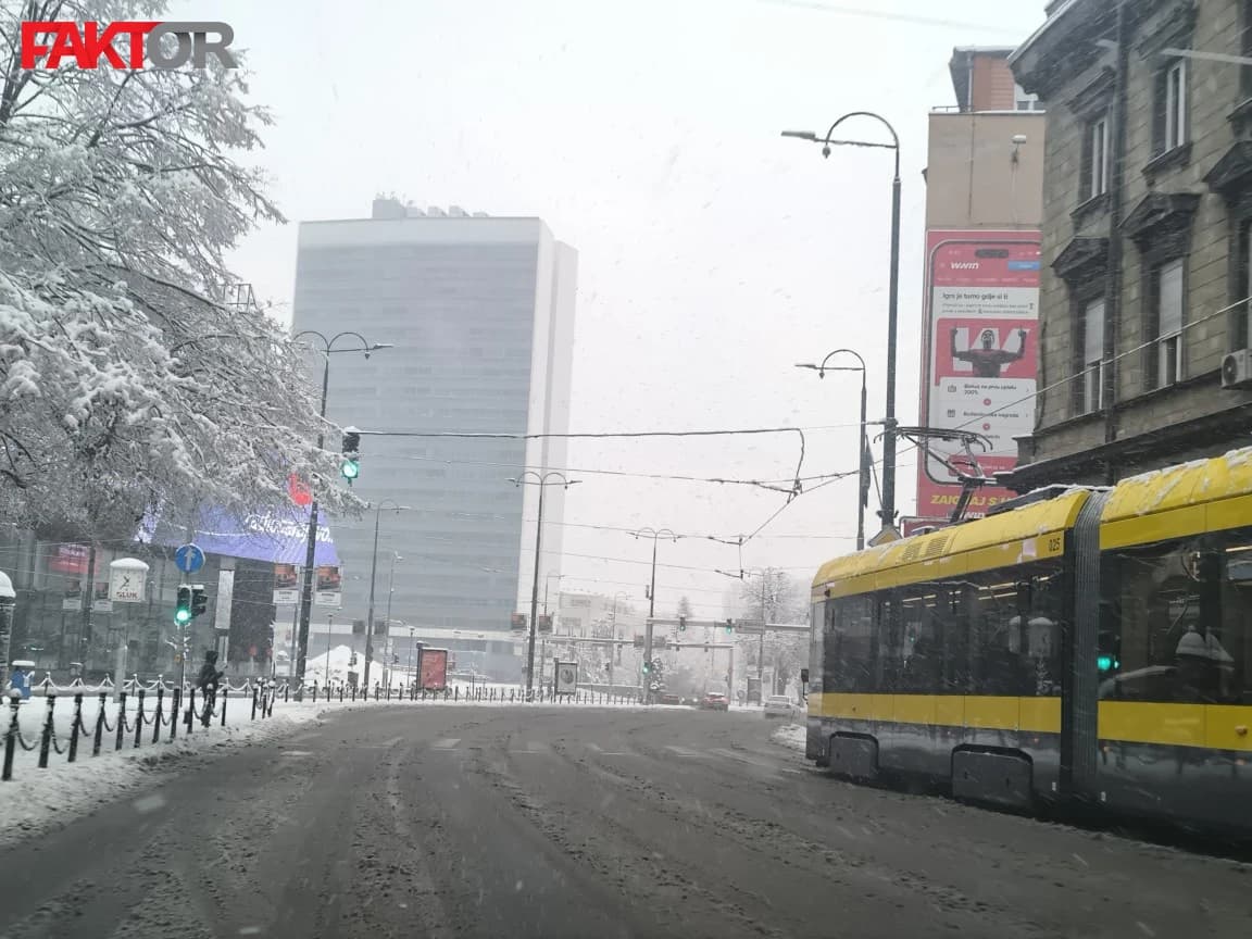 Snijeg u Sarajevu