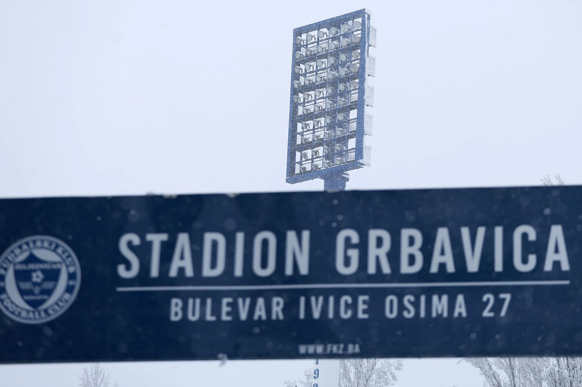 Snijeg prekrio Grbavicu