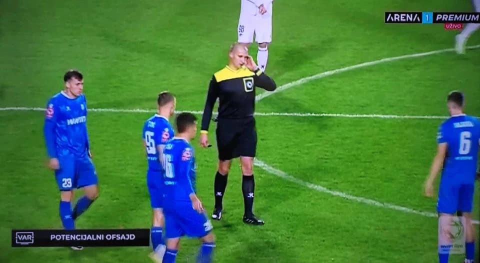 Ljajić je pet minuta čekao odluku iz VAR sobe
