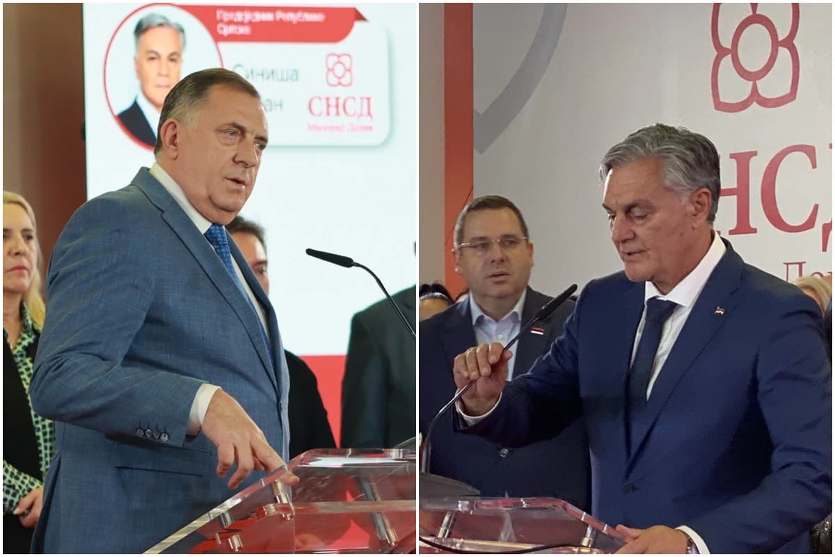 Milorad Dodik i Siniša Karan
