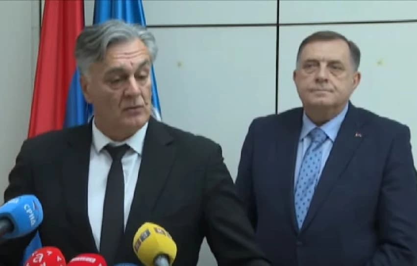 Sinjša Karan i Milorad Dodik