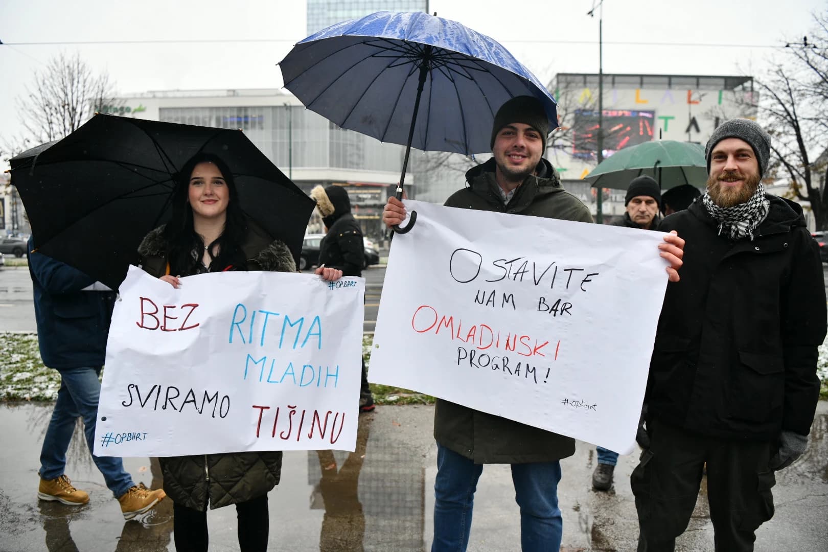 Protesti BHRT radnika