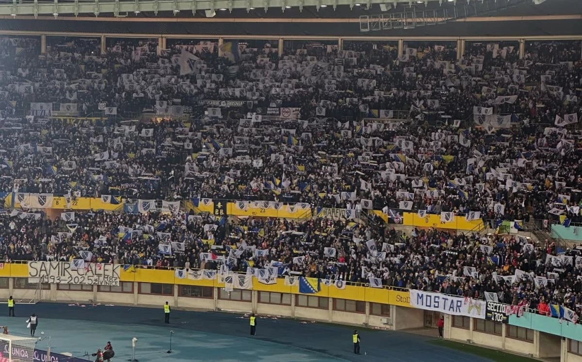 Na utakmici Austrija - BiH je bilo približno 20.000 navijača BiH