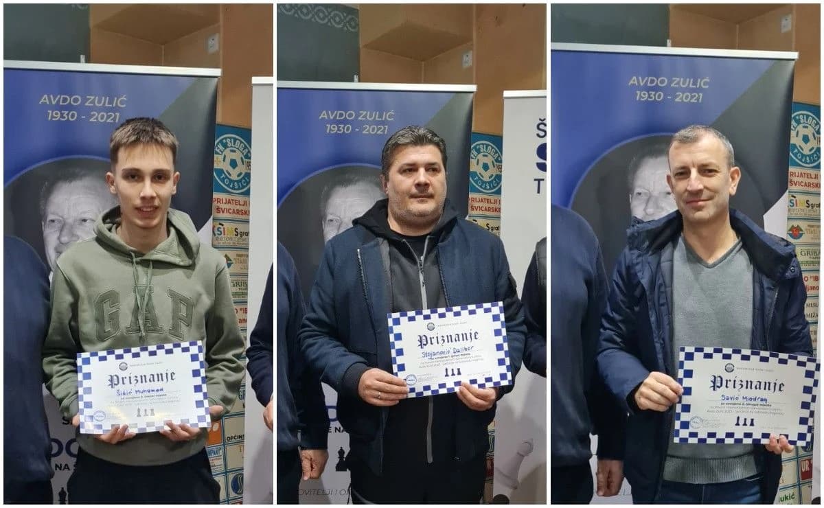 Šišić, Stojanović i Savić skupili po 7,5 poena