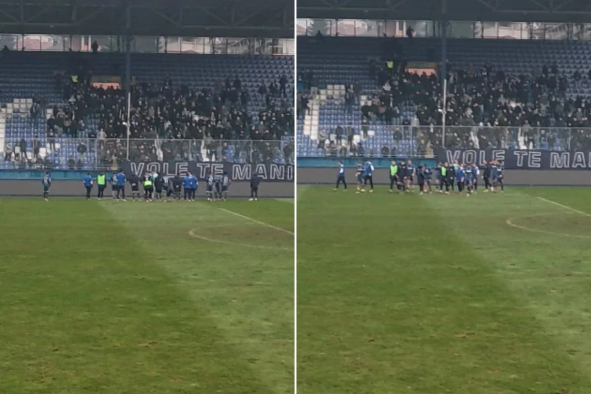 Igrači Željezničara stali pred Manijake: Trajalo je kratko i nije uopće bilo ugodno