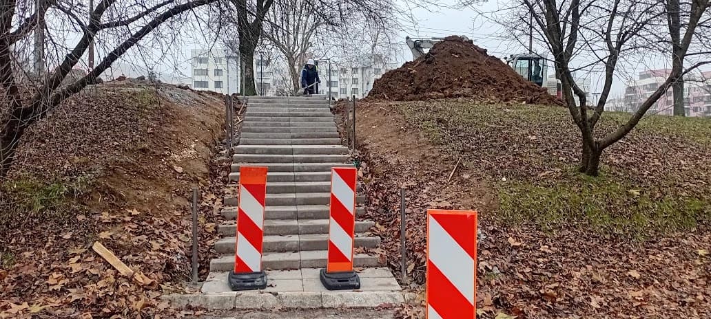 Gradi se novo stepenište u B fazi Alipašinog Polja do trolejbuskog stajališta