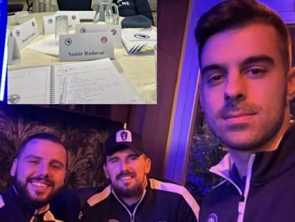 Radovac u društvu Enesa Sipovića i Dženisa Beganovića