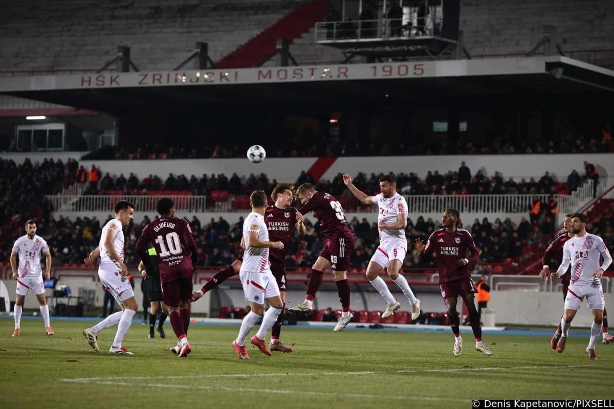 Sarajevo je slavilo nad Zrinjskim s 1:0