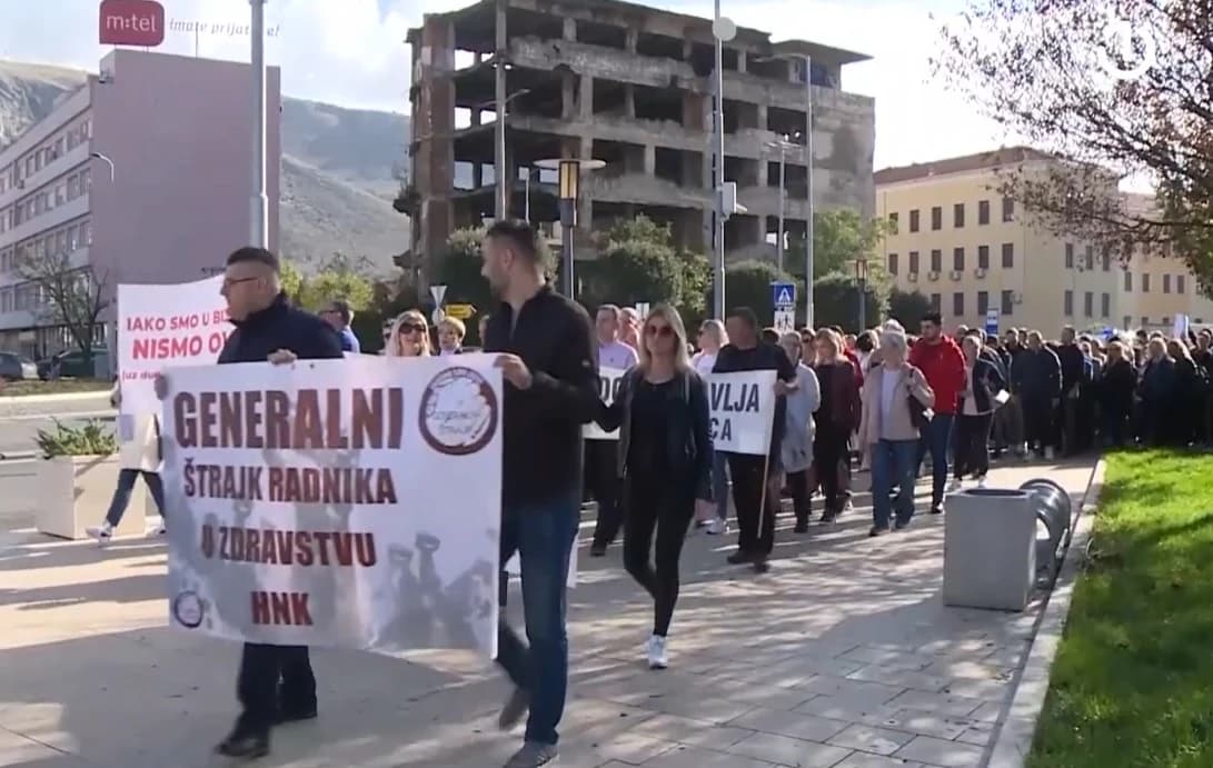 Zdravstveni radnici HNK nisu zadovoljni ponudom Vlade: Ekonomski tehničar dobio bi 50 KM na plaću, medicinska sestra...