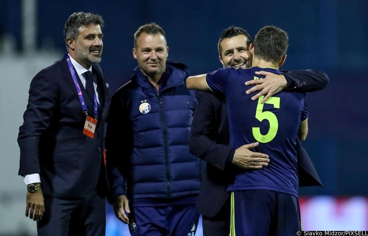 Zoran Mamić i Nenad Bjelica slave uspjeh Dinama