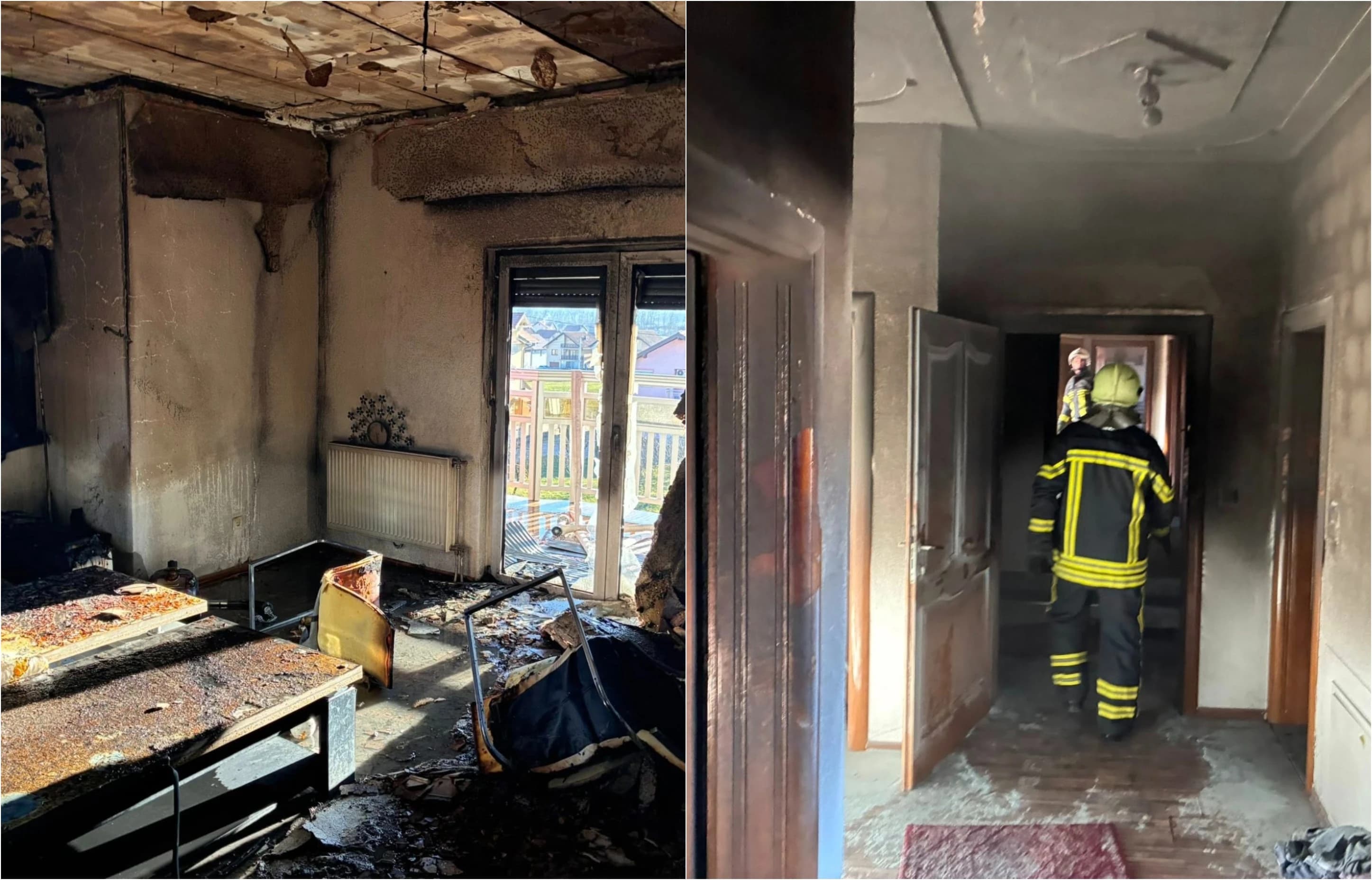Požar u Vukovijama kod Kalesije, više osoba primljeno u UKC Tuzla