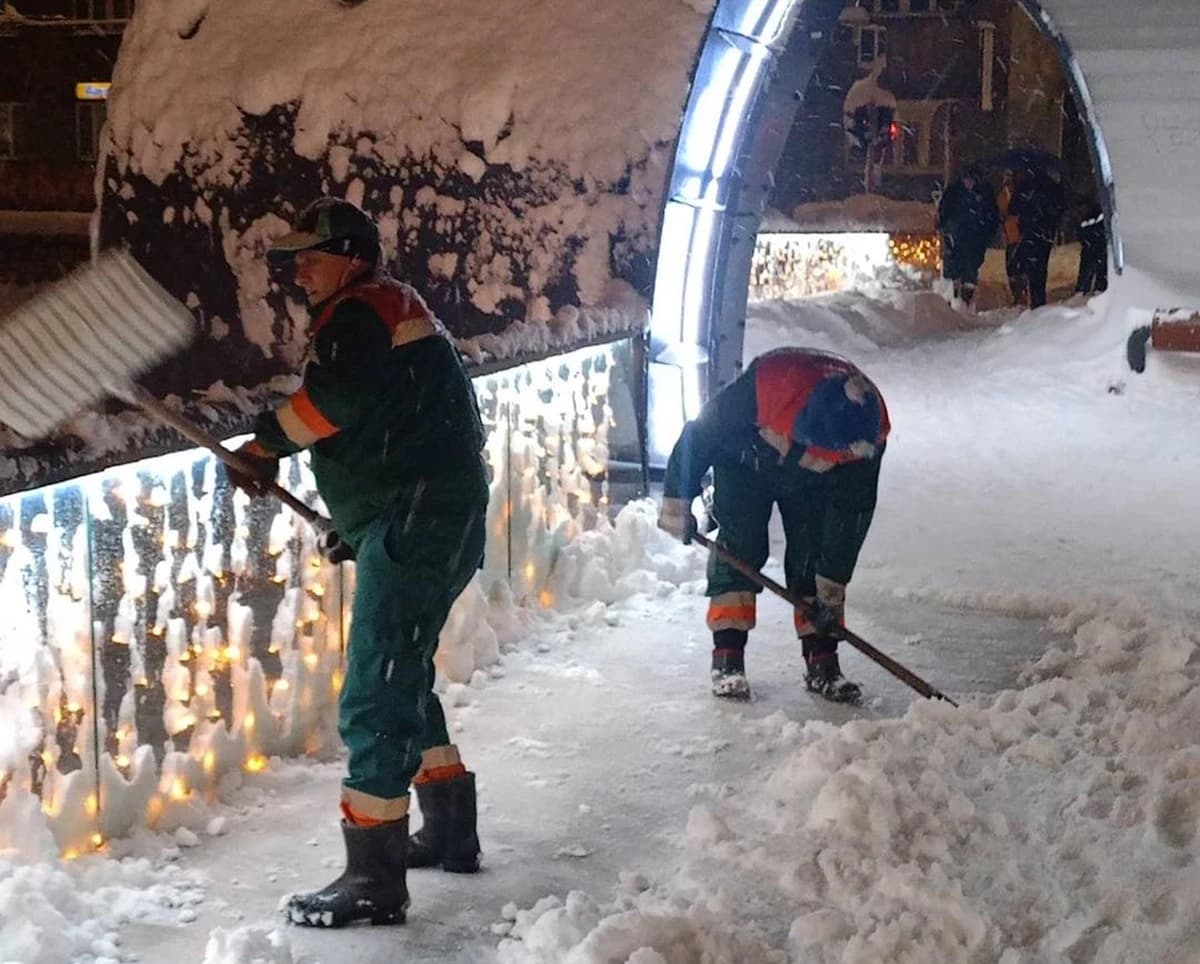 Čišćenje snijega u Sarajevu