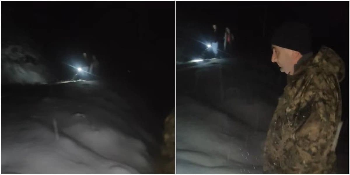 Nakon dvodnevne borbe sa snijegom evakuisana porodica iz sela Bešlići kod Ustikoline