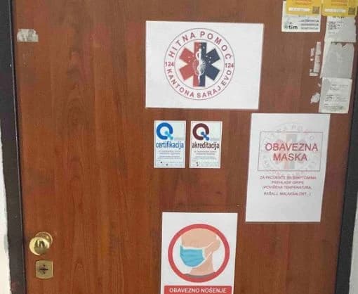 SDA Stari Grad Sarajevo: Zatvoren punkt Hitne pomoći, o građanima nema ko da brine