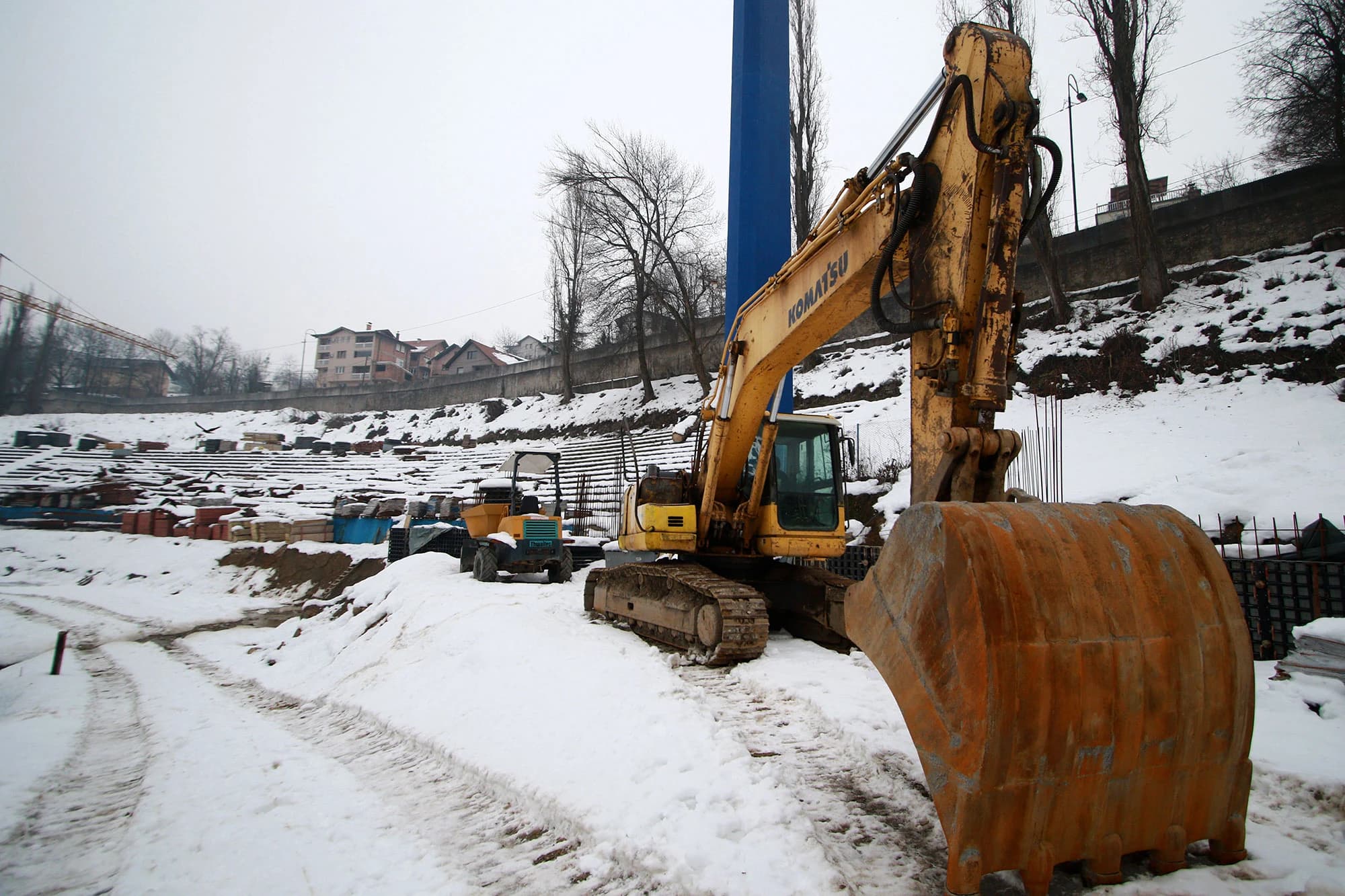 Mašine na Grbavici privremeno zaustavljene