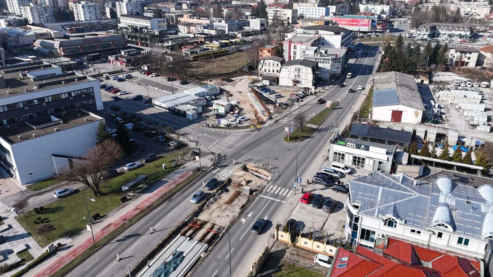 Lokacija na kojoj kreću radovi jedna od najprometnijih raskrsnica na Ilidži