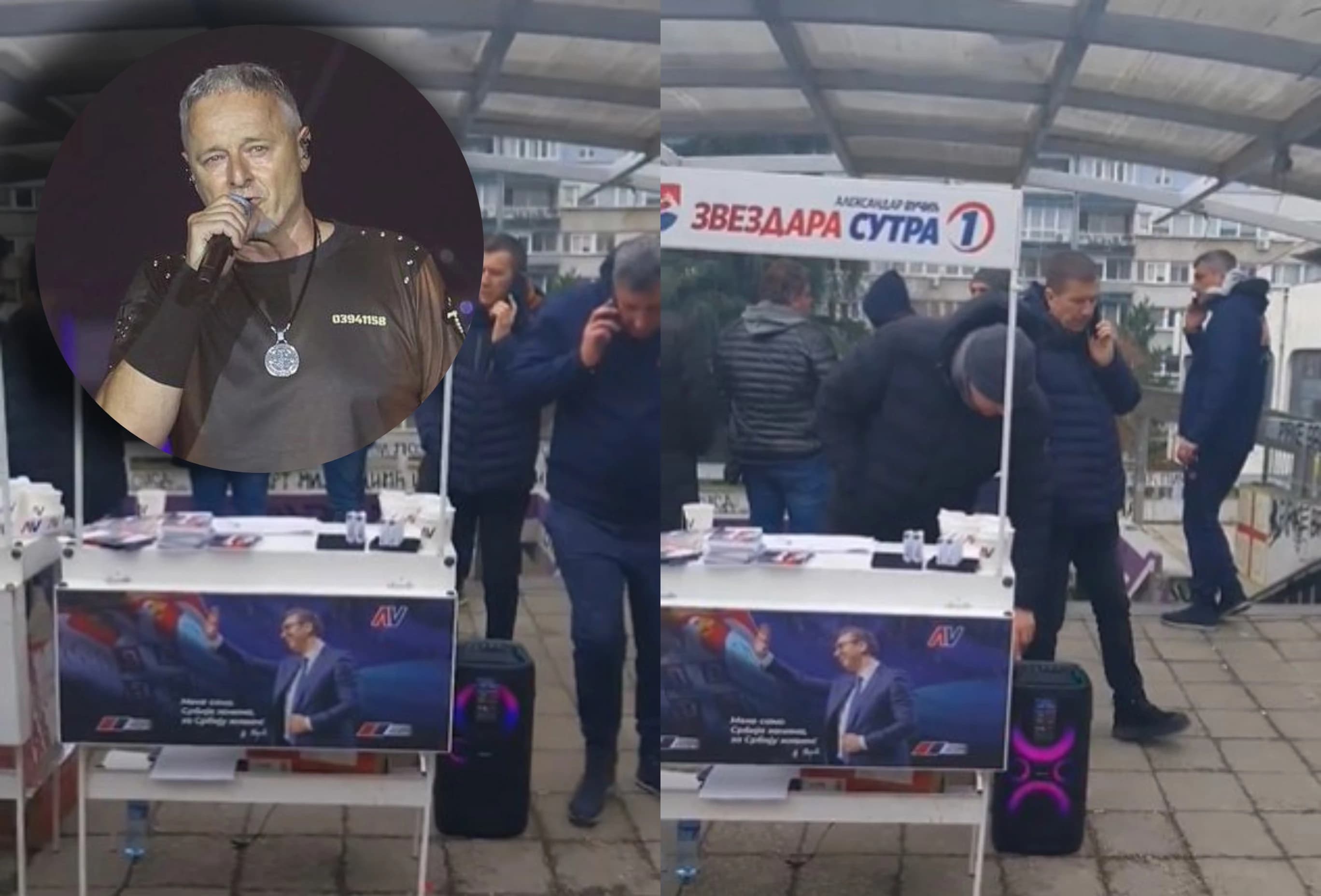 Aktivisti Vučićevog SNS-a usred Beograda puštali Thompsona