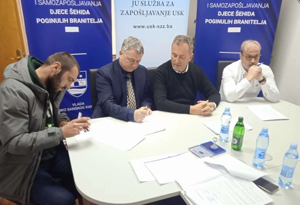 Nastavljena realizacija programa zapošljavanja djece šehida i poginulih branilaca u USK