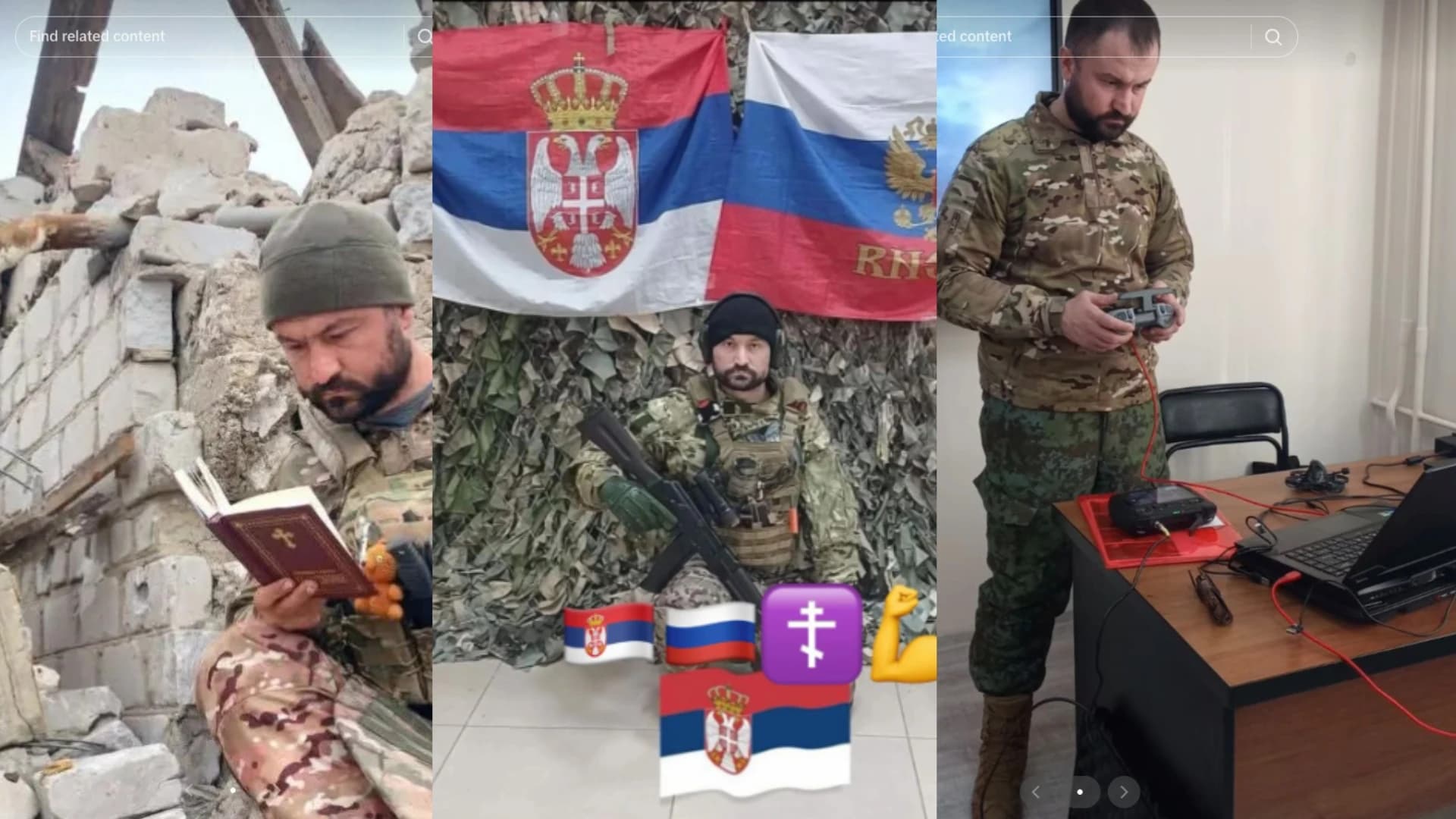 Objave sa Ristićevog profila na TikToku