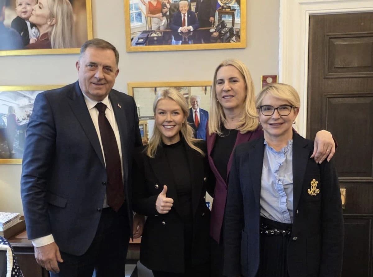 Dodik, Trišić Babić i Cvijanović se u Bijeloj kući sastali sa Karoline Leavitt, prvom saradnicom Donalda Trumpa