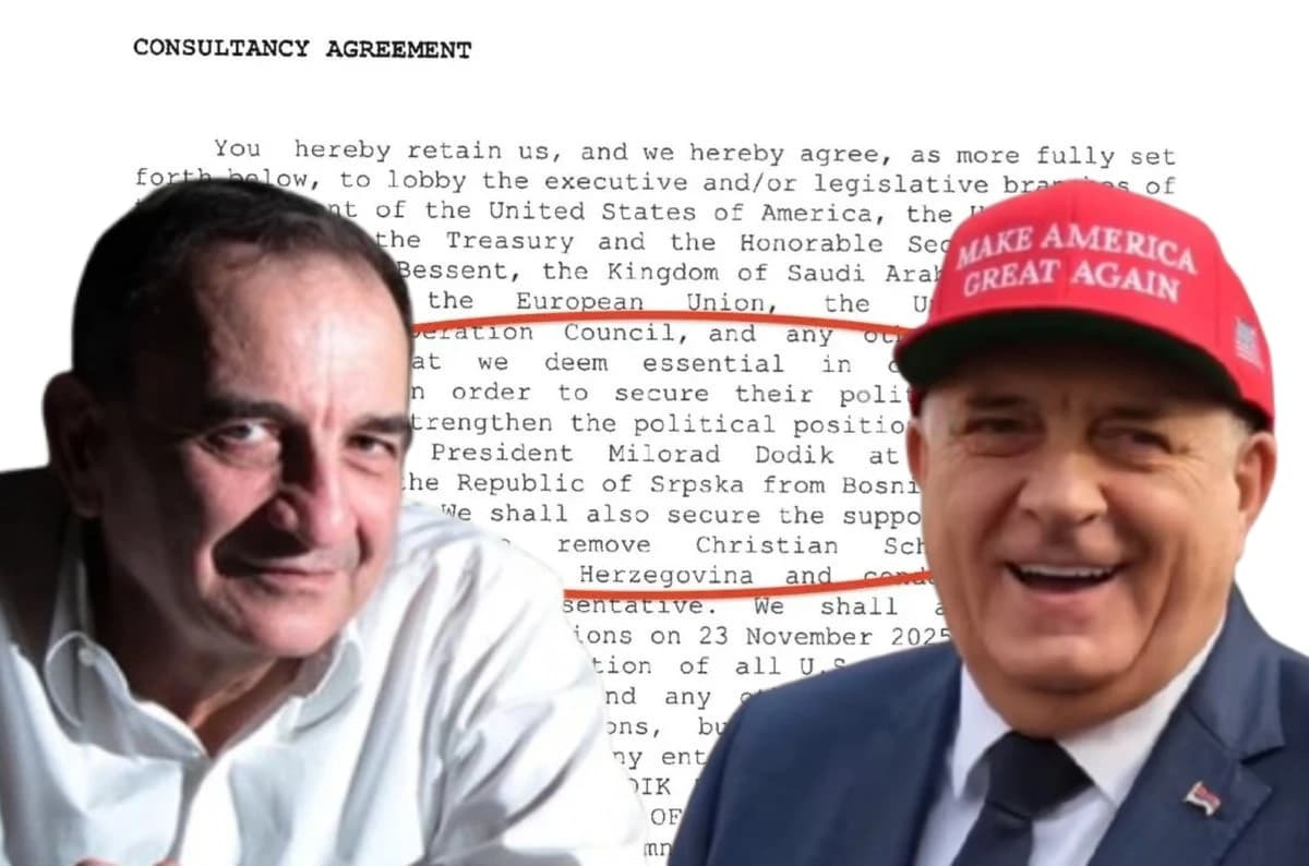 Ari Ben Menashe, Milorad Dodik
