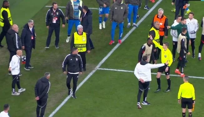 Real poveo u Lisabonu, Vinicius pogodio, a onda je nastao haos zbog kojeg je meč prekinut