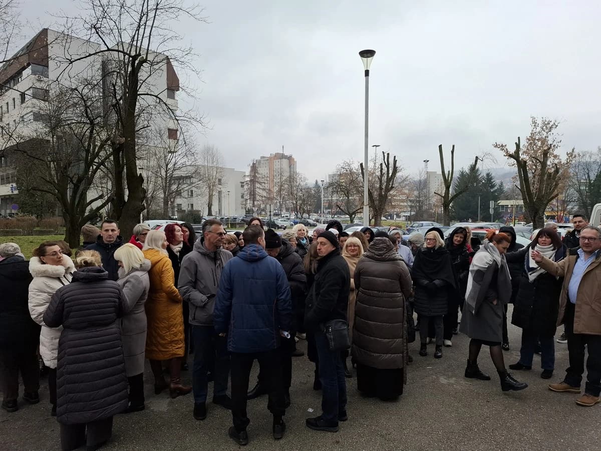 Protest zaposlenih u pravosuđu