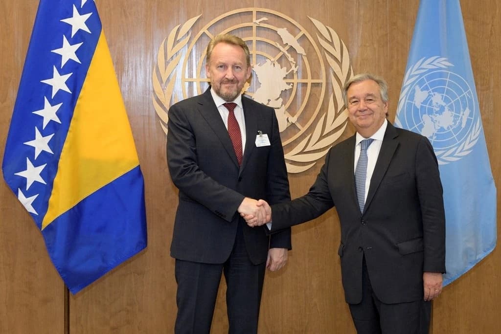 Bakir Izetbegović sa Antonijom Guterresom