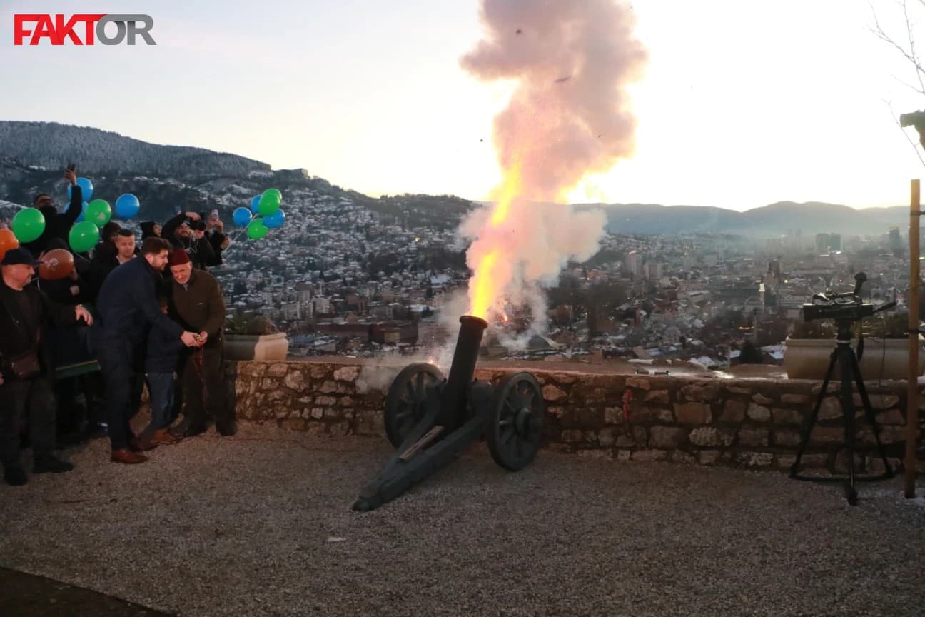 Top sa Žute tabije u Sarajevu označio početak ramazana