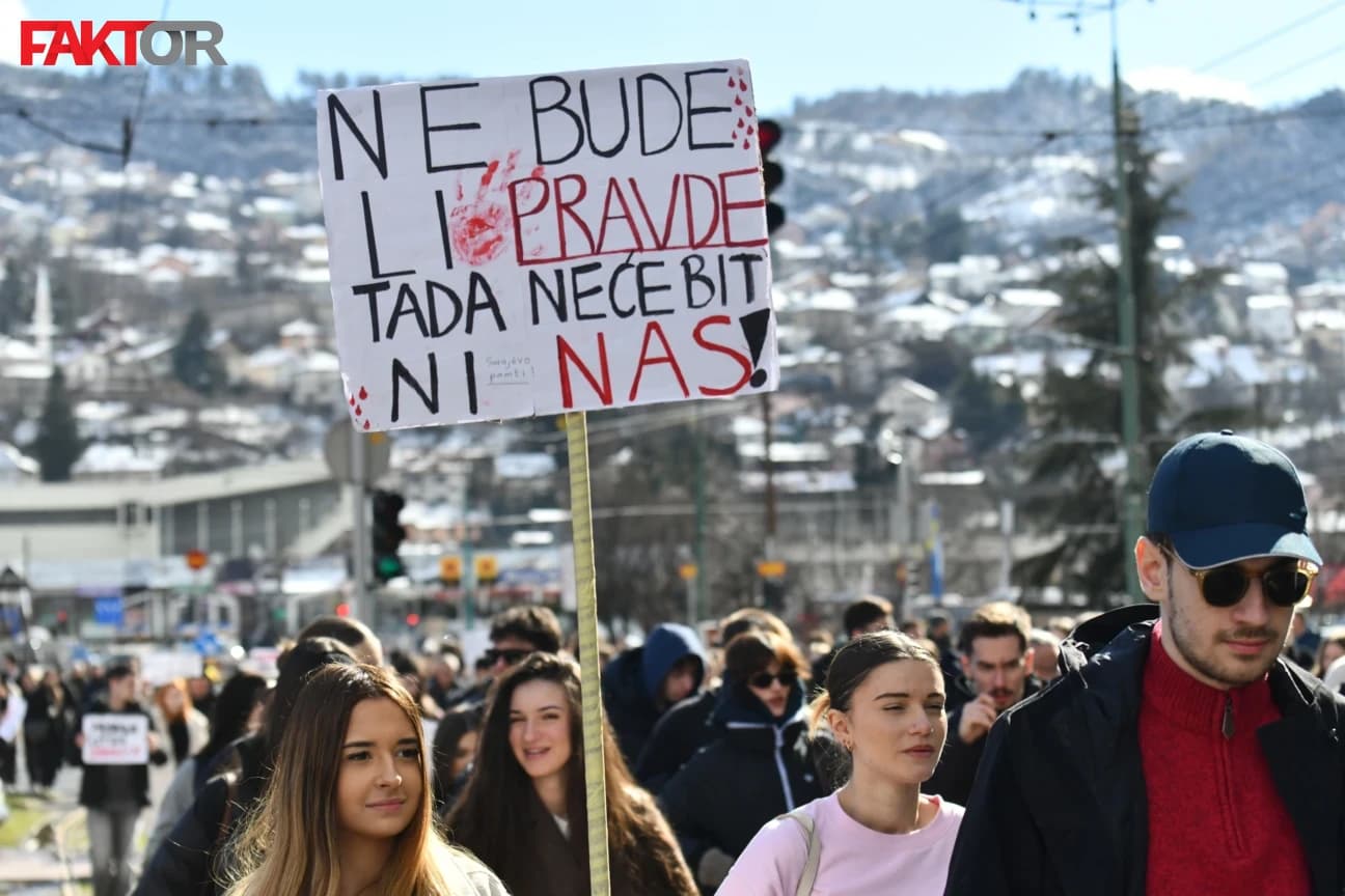 SPUS pozvao sve studente da se pridruže protestima u Sarajevu, imaju pet zahtjeva za vlast