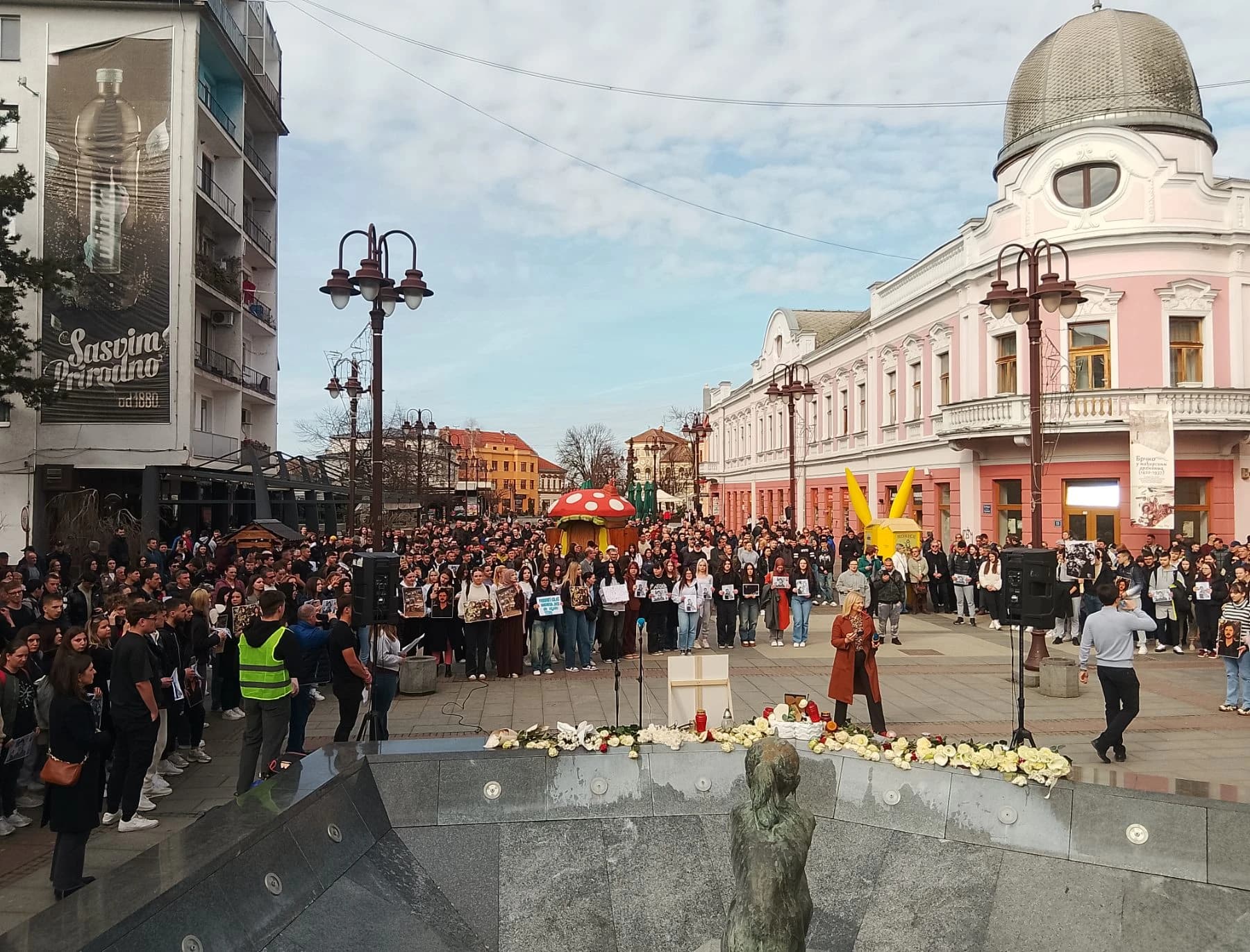U Brčkom održan mirni protest u čast Erdoana Morankića