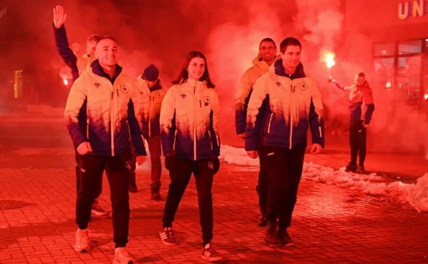 Vatren doček bh. olimpijaca na Palama