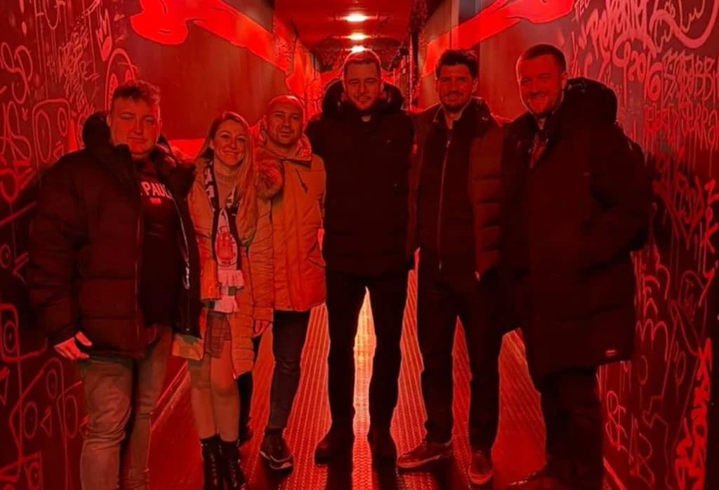 Vasilj i navijači St. Paulija iz naše zemlje