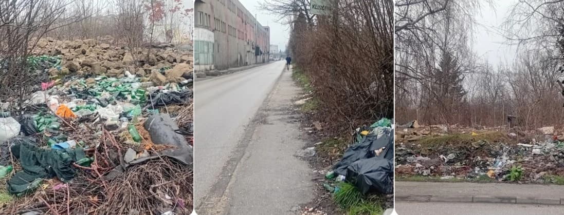 Divlje deponije u sarajevskom naselju Stup, gomile smeća, flaša...
